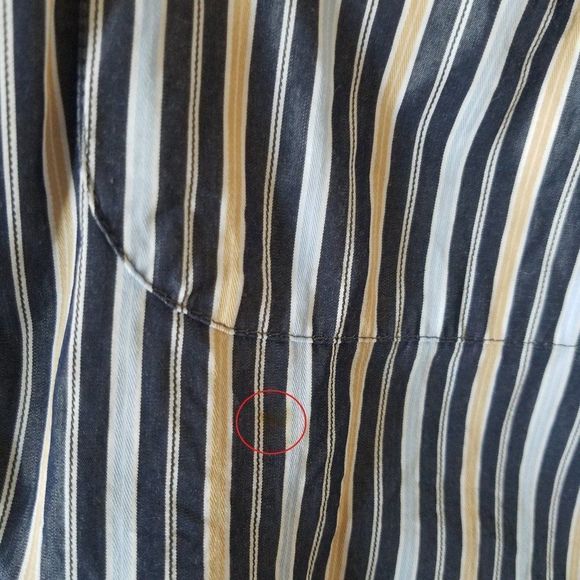 Peter Millar Men’s Multicolor Striped Button-Down Casual Shirt size Large - Picture 6 of 7
